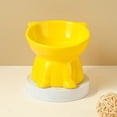 thumbnail image 2 of Feltree Ceramic Elevated Cat Bowl, Large Capacity Raised Food and Water Dish for Neck Support, Anti-Tip Wide Shallow Design, 2 of 8