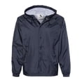 thumbnail image 2 of Augusta Sportswear B88534653 Hooded Coachs Jacket, Navy - Small, 2 of 6