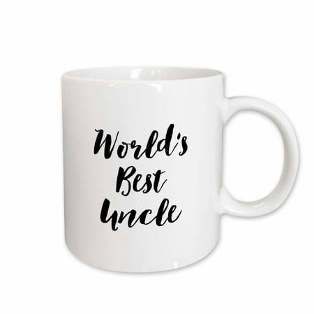 3dRose Phrase - Worlds Best Uncle - Ceramic Mug,