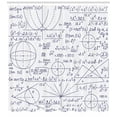 thumbnail image 3 of Ambesonne Modern Shower Curtain, Student Geometry, 69"Wx84"L, Dark Purple and White, 3 of 3