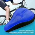 thumbnail image 4 of 3D Silicone Gel Bike Seat Cushion Cover, Soft Thickened Cycling Saddle Pad for Mountain Bikes, 4 of 5