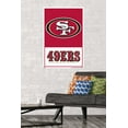 thumbnail image 3 of NFL San Francisco 49ers - Logo 21 Wall Poster, 22.375" x 34", 3 of 4