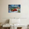 thumbnail image 2 of Elephant Stock Christmas Delivery Wall Art - Horizontal Canvas Wall Art - Living Room Wall Decor - Transportation Canvas - Red And Blue Decor By Ruane Manning - 30" x 20", 2 of 8