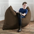 thumbnail image 4 of Jaxx Oreiller Poire Pillow Saxx de 5,5 Pi, Chocolat, 4 of 7