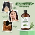 thumbnail image 6 of TRATAK ORGANICS Rosemary Essential Oil 4 fl oz - 100% Pure & Natural Rosemary Oil for Hair Growth, Hair Oiling, Scalp Massage, Diffuser & Aromatherapy, 6 of 8