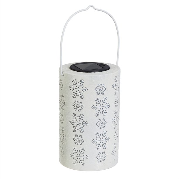 snowflake solar lantern