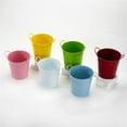thumbnail image 5 of CIYISON Plant Hanging Basket Planters Bucket Iron Flowerpots Garden Decor for Food Snack, 5 of 18