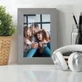 thumbnail image 3 of Grooved 4 in. x 6 in. Grey Picture Frame Set (Set of 4), 3 of 6