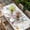 Ivory, variant on Easter Bunny Table Cloths for 8 Foot Rectangle Tables, Spring Flower Daisy Tulips Pastoral Butterfly Patio Waterproof Elastic Fitted Tablecloths, Washable Rectangular Table Cover for Camping