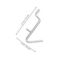 thumbnail image 2 of CIMAXIC Metal Peg Board Accessories 25Pcs Silver For Home Organization And Garage Use, 2 of 8