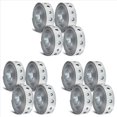 thumbnail image 1 of 12 Piezas de Correas de Suspensión Galvanizadas, Flejes de Metal con Orificios, Colgador de Tubos para Colgar Soportes de Tuberías, 10 Pies, 1 of 5