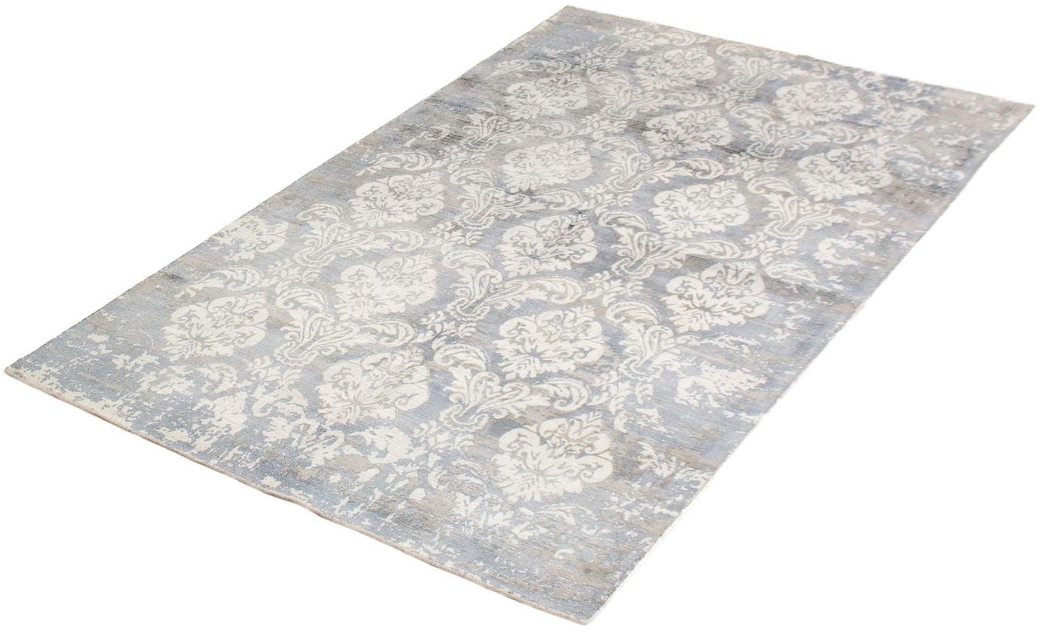 ECARPETGALLERY 5'0" x 7'11"  Transitional Galleria Hand Loomed Area Rug for Living Room, Dining Room and Bedroom in Grey