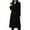 Black, variant on IMENGL Double breasted long winter work coat, Black M, Size M-5XL