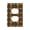 Duplex, variant on Modern 1-Gang Single Toggle Wall Plate Electrical Switch Cover Outlet Switchplate, Cowboy Western Native