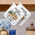 thumbnail image 2 of Camping Pot Holders for Kitchen Heatproof Potholder, 4 Pack Fall Summer Nature Forest Car Tree Moon Hot Pads Multipurpose Oven Pads Cloth Potholders Trivet for Cooking and Baking, 2 of 8
