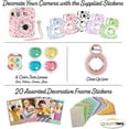 thumbnail image 5 of Fujifilm Instax Mini 12 Instant Camera with Case, Decoration Stickers, Frames, Photo Album and More Accessory kit (Blossom Pink), 5 of 7
