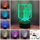 thumbnail image 2 of Creative 3D Night Light Led Kid Anime Symbol Lámpara De Mesa De Noche Para La Decoración Del Hogar Del Dormitorio Con Control Remoto Táctil Minnieouse HA035546-00, 2 of 6