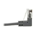 thumbnail image 3 of Eaton Tripp Lite Series Cat6 Gigabit Patch Cable Snagless Right-Angle UTP Slim Gray 2ft - Patch cable - RJ-45 (M) right-angled to RJ-45 (M) right-angled - 2 ft - UTP - CAT 6 - molded, snagless, stranded - gray, 3 of 4