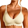 thumbnail image 2 of Bras for Women No UnderwireGJC Baeitkot Women's Solid Color Push-up Breathable Adjustable Shoulder Strap Bra, 2 of 5