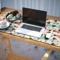 thumbnail image 3 of 35.4x15.7 Inch Gaming Mouse Pad, Non-Slip Stitched Rubber Desk Mat for Desktop & Laptop,Dachshund Sweater Paw Beige Pattern, 3 of 6