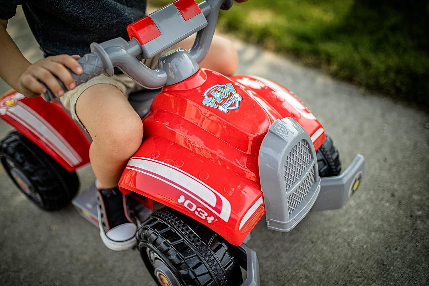 Kid Trax - Juguete eléctrico para niños pequeños, Marshall de La patrulla  canina de Nickelodeon, triciclo, quad, 18-30 meses, 6 voltios, peso máximo