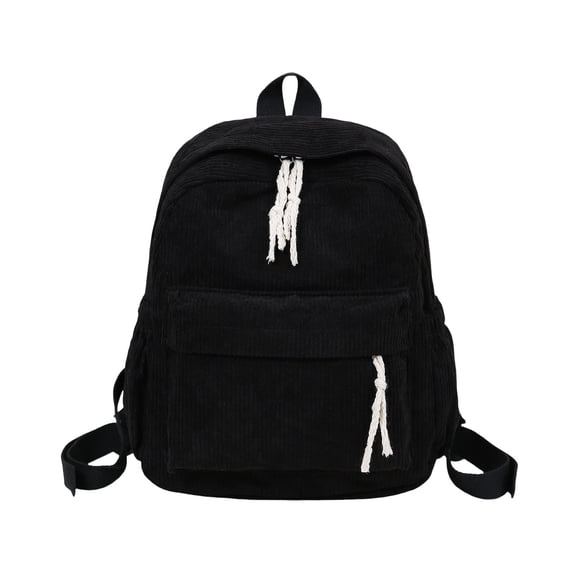 Yhmxh College Backpack for Women Men Cute Corduroy Bookbag Classic Purse Shoulder Bag Lightweight College Backpack Large Capacity Corduroy Travel Backpack for Travel