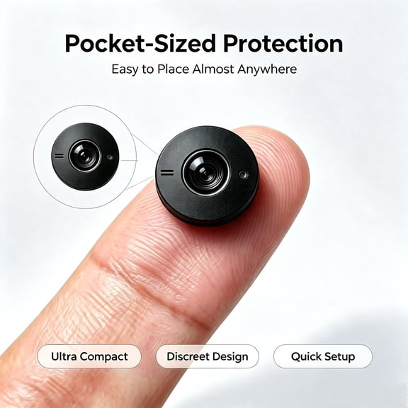 1080P Mini WiFi Security Camera, Battery Powered Nanny Cam with Night Vision Motion Detection Indoor Home Surveillance Camera