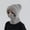 Gray, variant on Women’s 3-in-1 Knitted Hat Set, Scarf & Mask Attached, Warm Thermal for Fall Winter Ski Outdoor ( White )