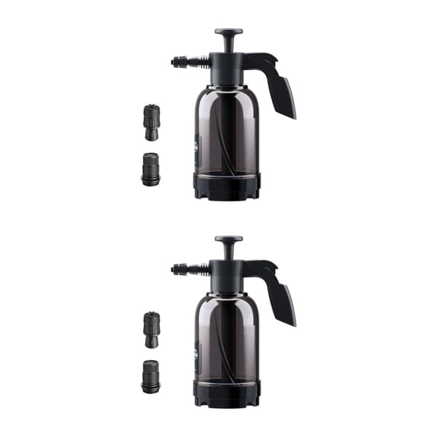 Kenally 68oz Car Snow Foam Lance Blaster Auto Water Use Sprayer Home Spraying Negro 2L 2piezas