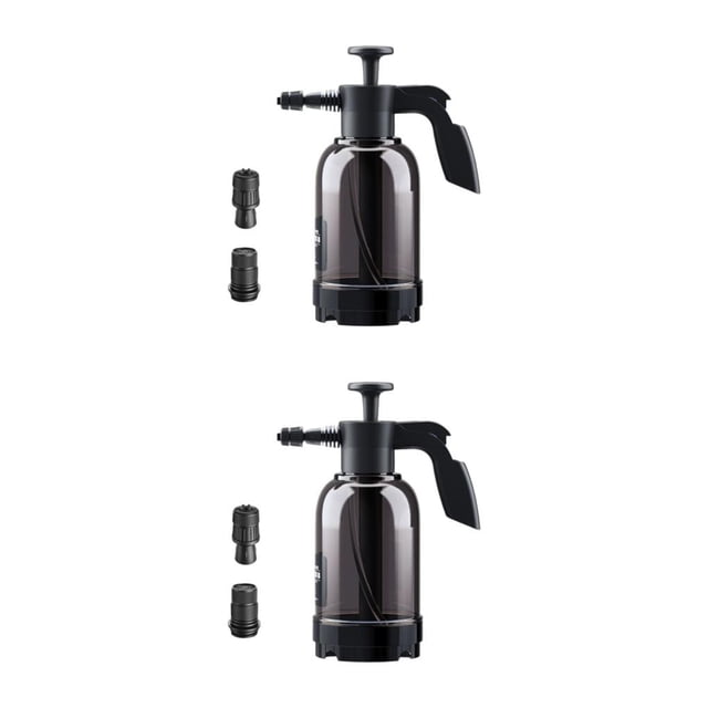 Sidaley 68oz Car Snow Foam Lance Blaster Auto Water Use Sprayer Home Spraying Negro 2L 2piezas