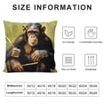 thumbnail image 5 of Chimpanzee Primate, Stick As Tool to Obtain A RewardAdam Jones-Pillow Case, 5 of 5
