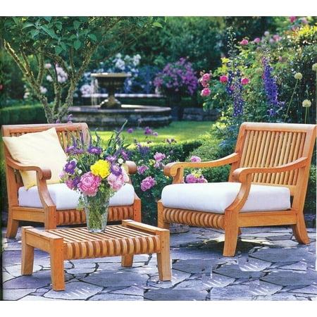 Wholesaleteak Outdoor Patio Grade A Teak Wood 3 Piece Teak
