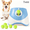 Blue, variant on Tstiti Automatic Dog Ball Launcher with 3 Distance Settings, Includes 3 Mini Tennis Balls, Interactive Indoor Outdoor Dog Toy, Green
