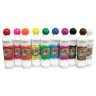 S&S Worldwide Color Splash! Liquid Tempera Bulk Paint, Set of 12 in 11  Bright Colors, 16-oz Easy-Pour Squeeze Bottles, For Arts & Crafts, School,  Classroom, Poster Paint, For Kids & Adults, Non-Toxic