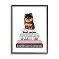 thumbnail image 2 of Stupell Industries Trendy Pomeranian Yorkie Dog Small Pet Fashion Stack,16 x 20, Design by Amanda Greenwood, 2 of 5