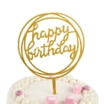 thumbnail image 3 of Tarjeta de pastel de cumpleaños, bandera acrílica para hornear, decoración de cumpleaños, decoración de fiesta, postre, diez tarjetas enchufables, 3 of 4