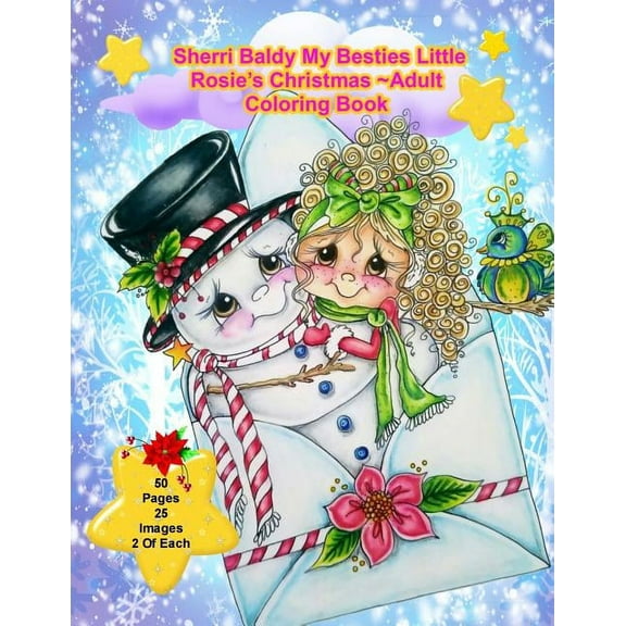 Sherri Baldy My Besties Little Rosie's Christmas Coloring Book, (Paperback)