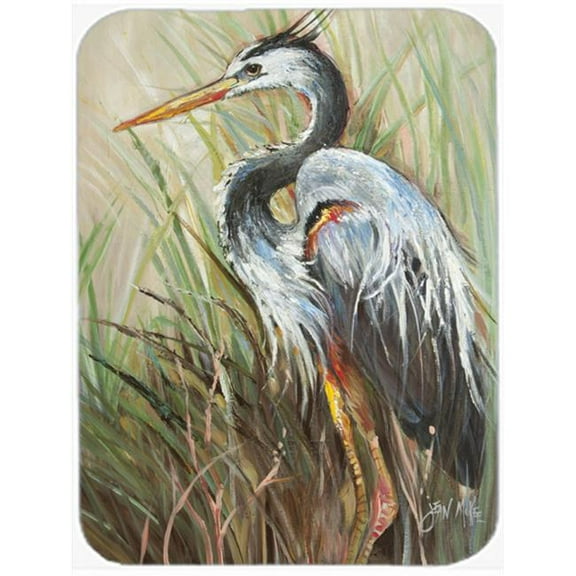 Blue Heron Gazing West Mouse Pad, Hot Pad & Trivet