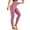 4# Pink, variant on No Front Seam Yoga Pants Womens with Wide Waistband - Tummy Control Workout Leggings, Squat Proof & High Waisted Black S 22" Inseam