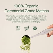 Morning Made Ceremonial Grade Organic Matcha Latte Powder, Vanilla, 10 pack (0.18oz ea)