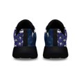 thumbnail image 4 of South Carolina American flag Palmetto Tree and Moon Carolina Wren Bird and Yellow Jessamine Flower Shoes Sneakers Black Size 9, 4 of 7
