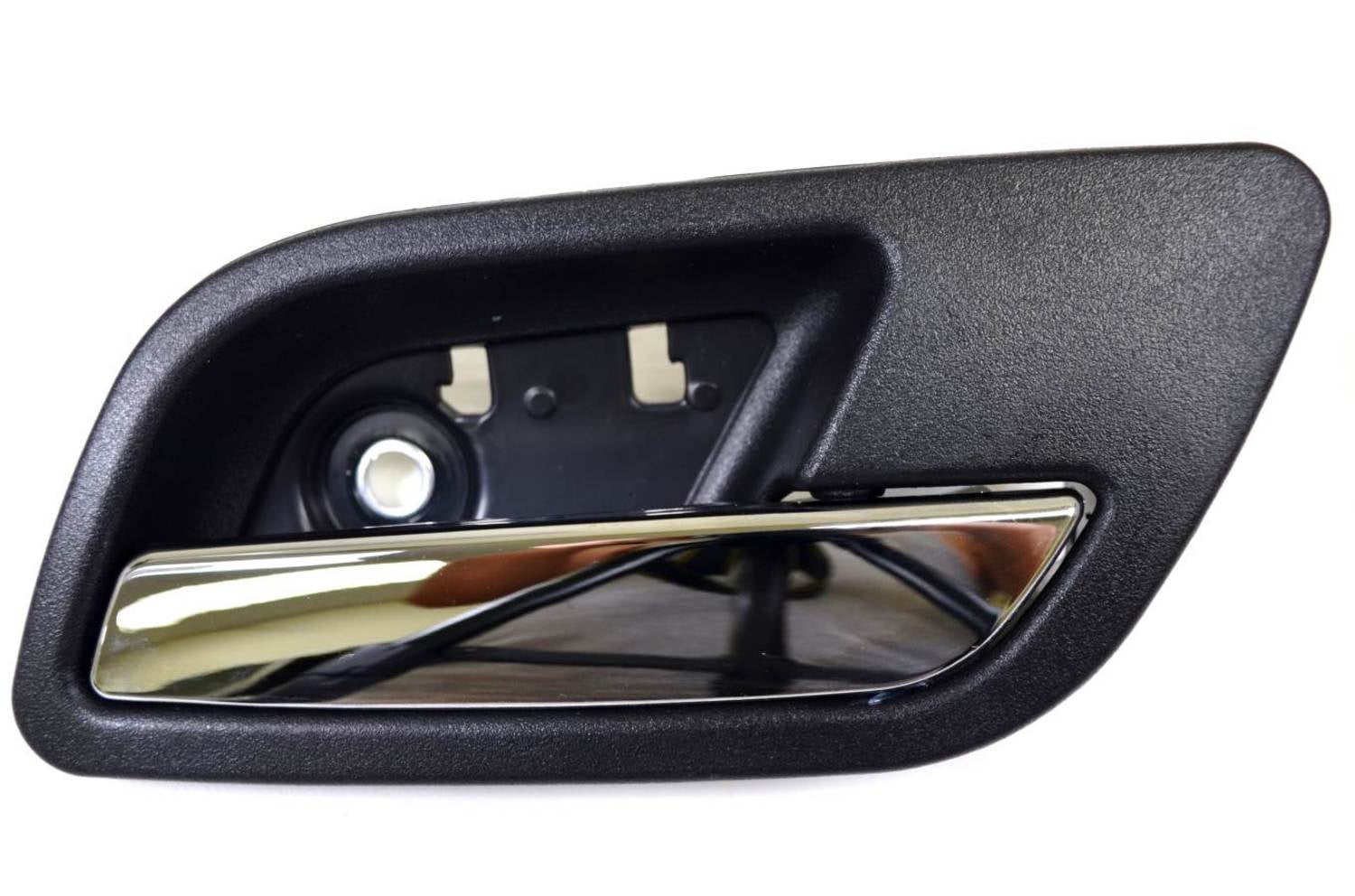Rear Right Passenger Black w/ Chrome Lever Inside Door Handle 