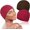 Coffee+wine Red, variant on 2 Pcs Soft Chemo Headwear for Women, Lightweight Hair Cap for Sleep Chemo Caps Sleeping Cap for Hair Loss