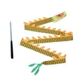 thumbnail image 3 of Milaget Dragon Ribbon Ornament Dragon Dancing Ribbon Poi for Performance Festival Kids Scaly Dragon, 3 of 9