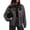 Grey, variant on BTFBM Faux Leather Jacket Women Fall Clothes Long Sleeve, Bomber Jackets, Snaps, Pockets, Oversized, Zip Up Motorcycle Outerwear, Airport, Going Out Outfits, Winter Coat