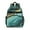 Teal Gold Marble, variant on Green Gray Marble Pattern Backpack for School,Cute School Bag,Schoolbag with Adjustable Shoulder Straps & Padded Back,15.25"x11.5"x5.25"
