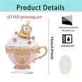 thumbnail image 1 of Regalos de Té para Amantes Del Té Acrílico en Forma de Corazón Taza de Té Ornamento 15cm Más Largo Lado Lindo Regalos de Oficina para Decoraciones de San Valentín, 1 of 9