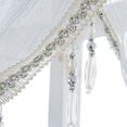 thumbnail image 3 of Waterfall Window Valance Swags Sheer Curtains Rod Pocket Single Window Panel Curtain Living Room, 3 of 9