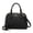 Black, variant on Purse for Women Crossbody Bags Classic Double Zip Top Handle Dome Satchel Bag