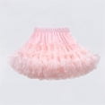 thumbnail image 2 of LNWUY Tutu for Girls Elastic Waist Puffy Ballet Dance Tutu Tulle Skirt Soft Birthday Party Layered Princess Pettiskirts Pink 0-2 Years, 2 of 5